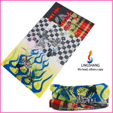 LSB-0214 100% Polyester multifunktionale Werbeartikel Nahtlose Headwear, Turban Bandana Hijab